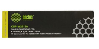 Картридж лазерный Cactus CSP-W2212A для HP M255/MFP M282/M283 желтый