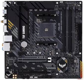 Материнская плата Socket AM4 ASUS TUF GAMING B550M-PLUS WIFI II (B550) 4*DDR4 1*PCI-Ex1 2*PCI-Ex16 M.2 HDMI DP mATX