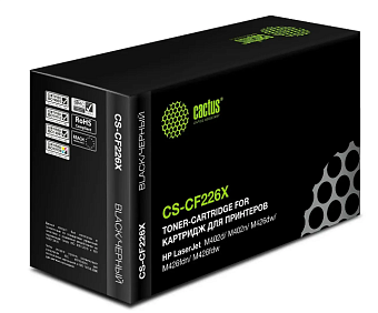 Картридж лазерный Cactus CS-CF226X для HP, 9000 стр. черный