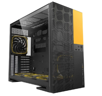 Корпус Geometric Future Model 5 Vent ARGB ATX чёрный/Yellow