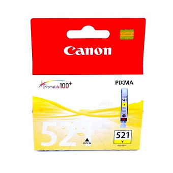 Картридж струйный Canon CLI-521Y для PIXMA iP3600/4600, желтый