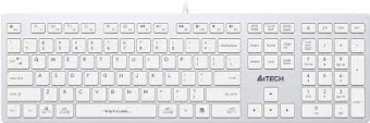 Клавиатура проводная A4Tech Fstyler FX50 White