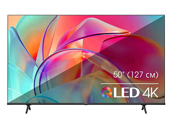 Телевизор 50" Hisense 50E7KQ QLED 4K Ultra HD Black