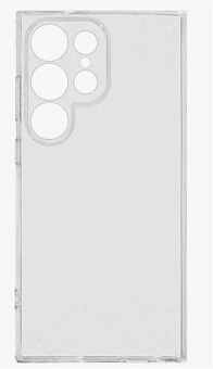 Чехол для смартфона Samsung Galaxy S24 Ultra - силиконовый прозрачный