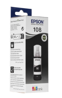 Картридж струйный EPSON 108 для Epson L8050/L18050, чёрный