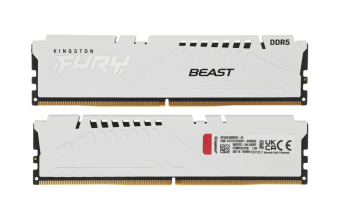 Модуль памяти DDR5 64Gb 5200MHz Kingston Fury Beast White (Kit of 2)