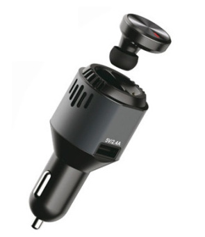 Автомобильное зарядное устройство InterStep USB 2A + Bluetooth гарнитура MBH-330