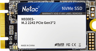 Накопитель SSD M.2 128Gb Netac N930ES (2242, PCI-E 3.0 x2, 1650/635 Мбайт/сек)