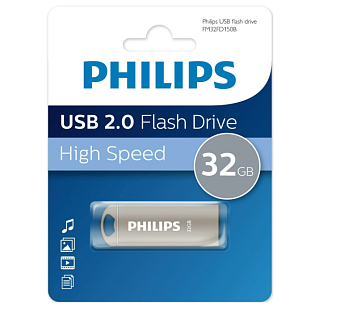 Флешка .32Gb PHILIPS IRON 2.0 USB 2.0