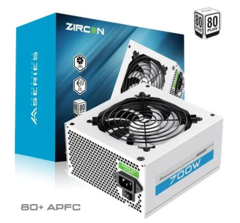Блок питания 700W ZIRCON AA-700 120mm White