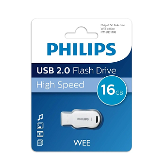 Флешка 16Gb PHILIPS WEE 2.0 USB 2.0