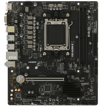 Материнская плата Socket AM5 MSI PRO A620M-E (A620) 2*DDR5 HDMI VGA mATX