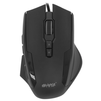 Мышь проводная HIPER SOLATRIS QM-3 RGB USB Black