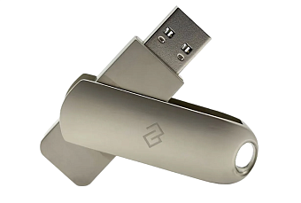 Флешка .32Gb Digma DRIVE3 DGFUM032A30SR USB3.0 металлический корпус, серебристый