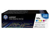 Картриджи (комплект) HP 125A (CB540A/CB541A/CB542A/CB543A) для HP CP1215/1515n/1518ni/CM1312, голубо