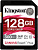 Карта памяти SD 128Gb Kingston SDHC UHS-I Class U3 V90