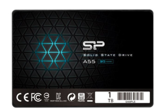 Накопитель SSD SATA 1Tb Silicon Power Ace A55 (TLC, 560/530 Мбайт/сек)