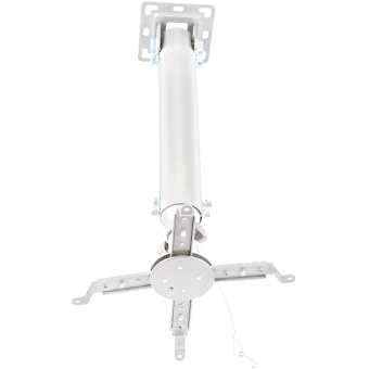 Крепление для проектора Kromax Projector-100 (потолочное, универсальное, штанга 47-67см, max 20 кг, белый)