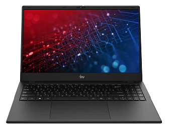 Ноутбук IRU Planio 15ING N-series N100/16Gb/512Gb/Intel HD/15.6"FHD/DOS/Black (черный)