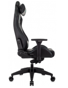 Кресло Knight Titgame черный экокожа с подголов. крестов. пластик