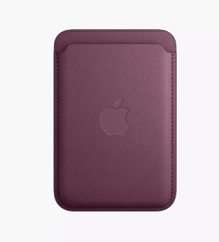 Кожаный кошелек для смартфона Apple iPhone FineWoven Wallet with Magsafe Mulberry (фиолетовый)