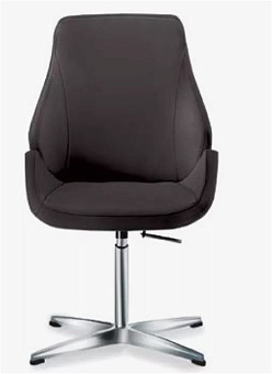 Кресло Мелоди HX4, экокожа чёрная CN1114