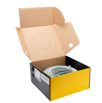 Кабель витая пара внутренний 4 пары кат.6 UTP (100м) медный Cablexpert серый