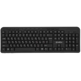 Комплект беспроводной (клавиатура+мышь) SVEN KB-C3200W USB Wireless черный