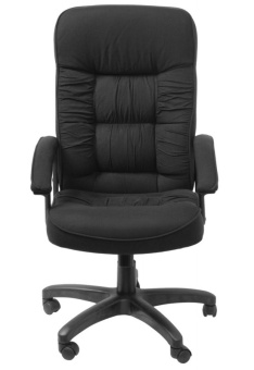 Кресло Бюрократ T-9908AXSN (ткань, мех. качания, крест. пластик, до 120 кг) Черный