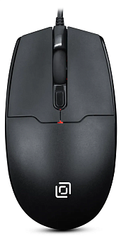 Мышь проводная Оклик 147M V2 USB черный
