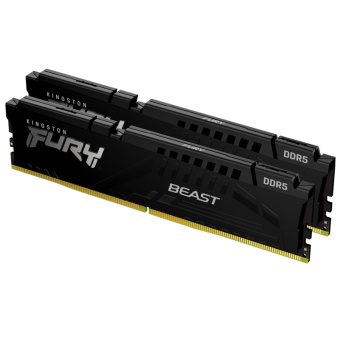 Модуль памяти DDR5 32Gb 5600MHz Kingston Fury Beast Black CL40 (Kit of 2)