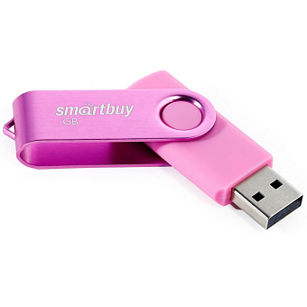 Флешка 64Gb SmartBuy Twist USB2.0 Pink