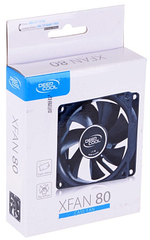 Вентилятор для корпуса .80mm DeepCool XFAN 80 (Molex, 1800 об/мин, 20.3 дБ)