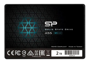 Накопитель SSD SATA 2Tb Silicon Power Ace A55 (TLC, 500/450 Мбайт/сек)