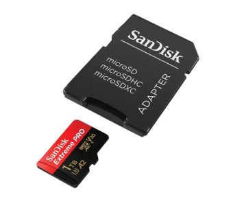 Карта памяти microSD 1Tb Sandisk Extreme Pro UHS-I U3 V30 (с адаптером)