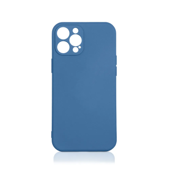 Чехол для смартфона Apple iPhone 13 Pro 6.1" - DF iOriginal-11 микрофиброй, синий