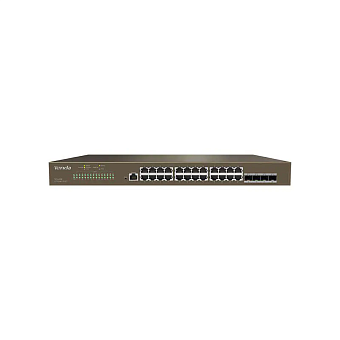 Коммутатор 24 port Tenda TEG5328F 1000 Мбит/с 4*SFP