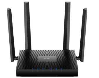 Wi-Fi роутер Cudy WR3000E 2.0 АХ3000 1000 Мбит/с черный