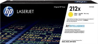 Картридж лазерный HP 212X (W2122X) для HP CLJ Enterprise M554/M555 желтый