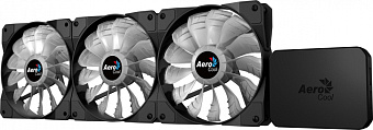 Комплект вентиляторов Aerocool P7-F12 PRO (3*120мм, подстветка, 120x120x25мм, 14дБ, 1200об/мин)
