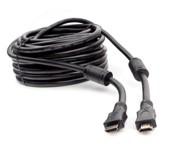 Кабель соединительный HDMI (m) < - > HDMI (m) 15.0м, ver 1.4, Cablexpert, ферритовые кольца, черный