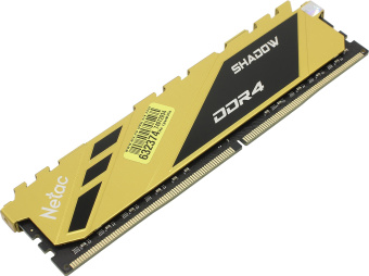 Модуль памяти DDR4 16Gb PC4-25600 3200MHz Netac Yellow