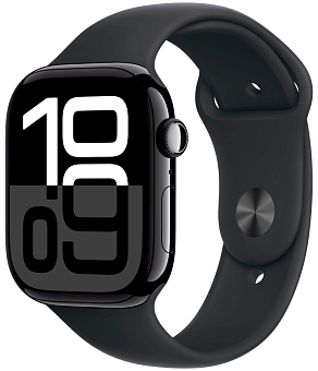 Смарт-часы Apple Watch Series 10 42mm Aluminum Band Jet Black (черный)