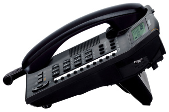 Телефон проводной Panasonic KX-TS 2388 RUB (АОН, спикерфон, черный)