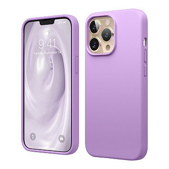 Чехол для смартфона Apple iPhone 14 Pro Max 6.7" - Gurdini Soft lux силикон, сиреневый