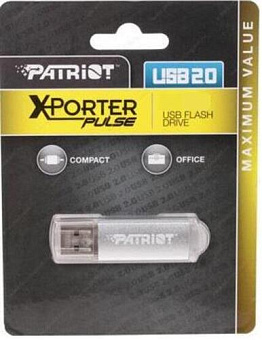 Флешка 32Gb Patriot Xporter Pulse USB 2.0 черный