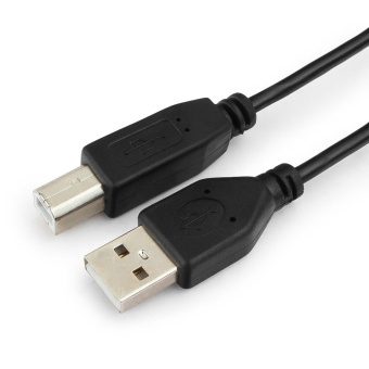 Кабель USB2.0 Am < - > Bm  1.0м, Гарнизон, пакет