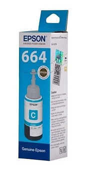 Картридж струйный EPSON T6642 для Epson L100/110/200/210, голубой