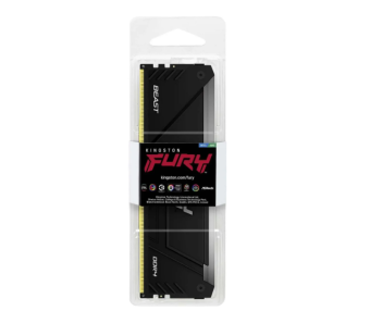 Модуль памяти DDR4 16Gb PC4-25600 3200MHz Kingston Fury Beast Black RGB