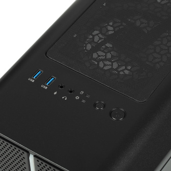 Корпус Aerocool Splinter Duo-G-BK-v1 (Miditower, 2*USB3.0, ARGB, ATX, без БП) чёрный